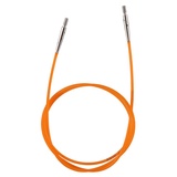 KnitPro Набор: оранжевый тросик 56 см (80 см), заглушки, кабельный ключик. 10634